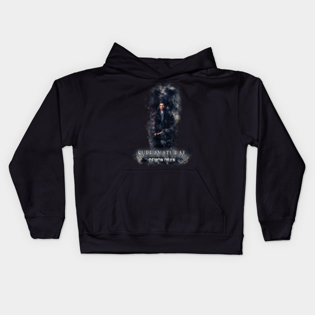 Supernatural Demon Dean Kids Hoodie by Ratherkool